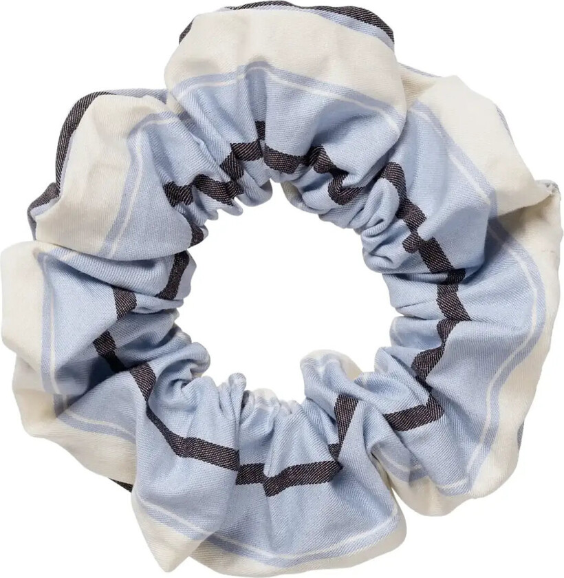 Bilde av 2529 Heavy Stripe Cotton, Scrunchie - Blue - ONE SIZE