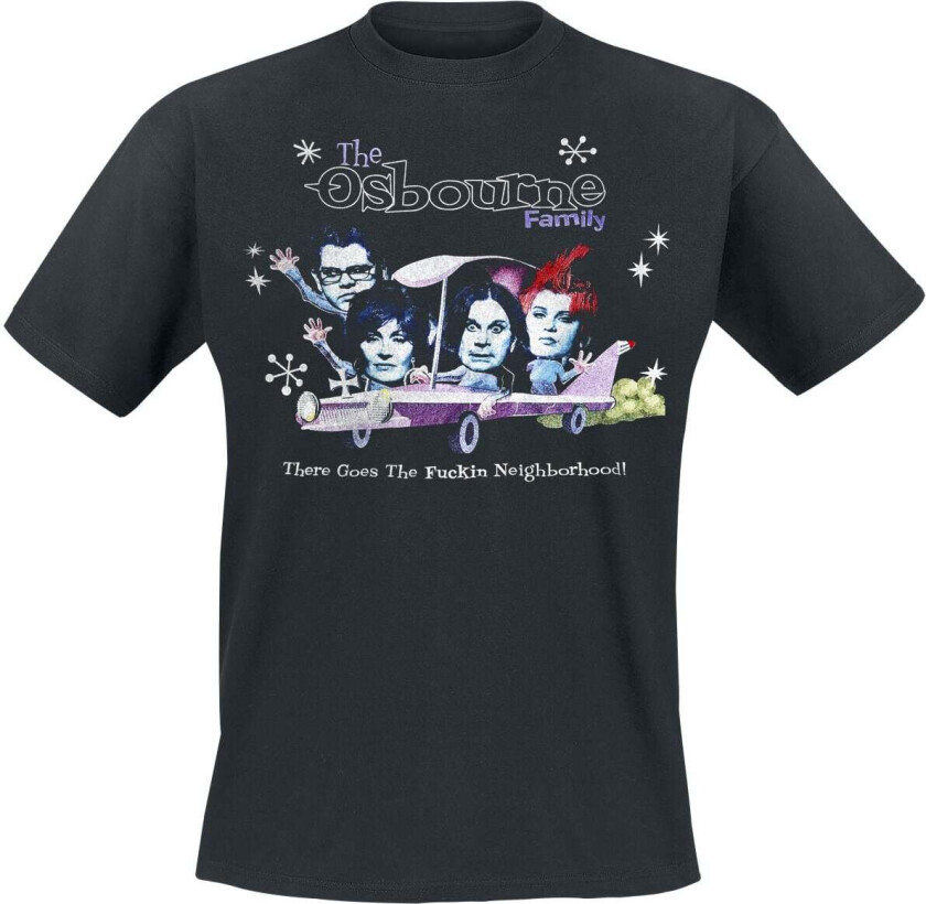 T-skjorte - There Goes The Fucking Neighbourhood - S til 3XL - Herrer - svart