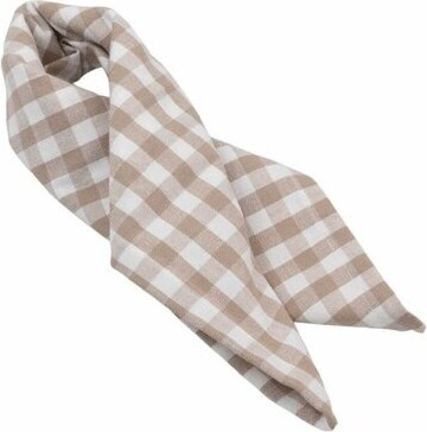 Serviett 45x45 cm beige/hvit