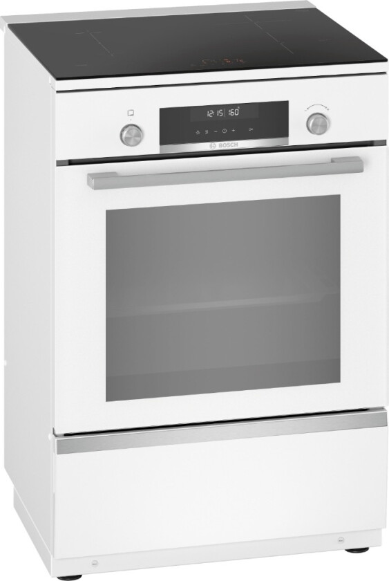 Serie 6 HLS79W321U - Komfyr - frittstående - bredde: 60 cm - dybde: 60 cm - høyde: 90 cm - med selvrens - hvit