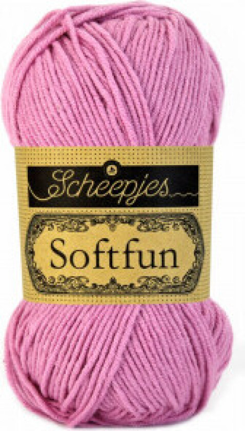 Softfun Garn Unicolour 2480 Rosa