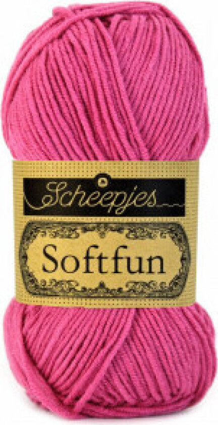 Softfun Garn Unicolour 2495 Rosa