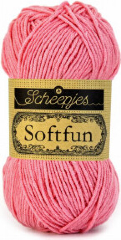 Softfun Garn Unicolor 2514 Korallrosa