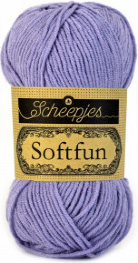 Softfun Garn Unicolour 2519 Lavendel