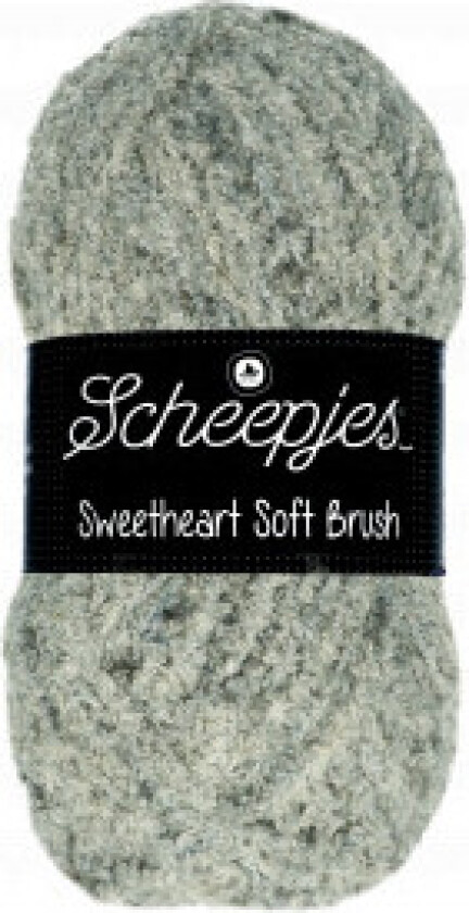 Sweetheart Soft Brush Garn Print 527 Grågrønn