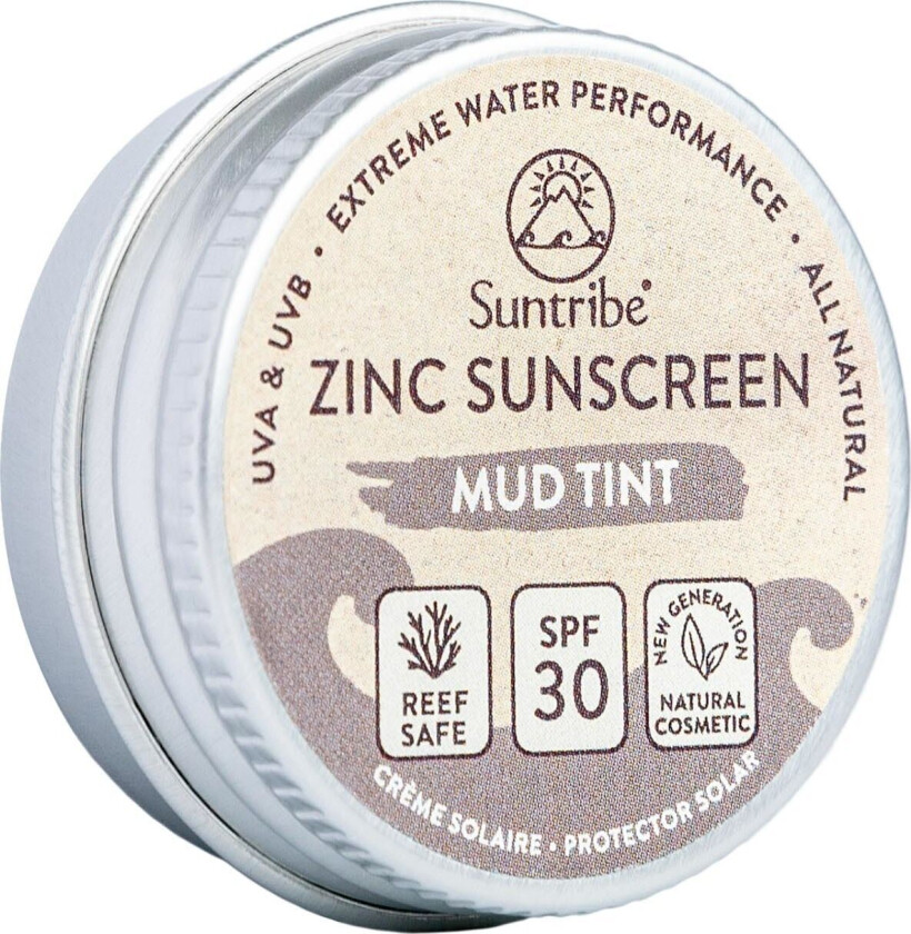 Mini Natural Mineral Face and Sport Zinc Sunscreen SPF 30 Tinted 15 g, Tinted