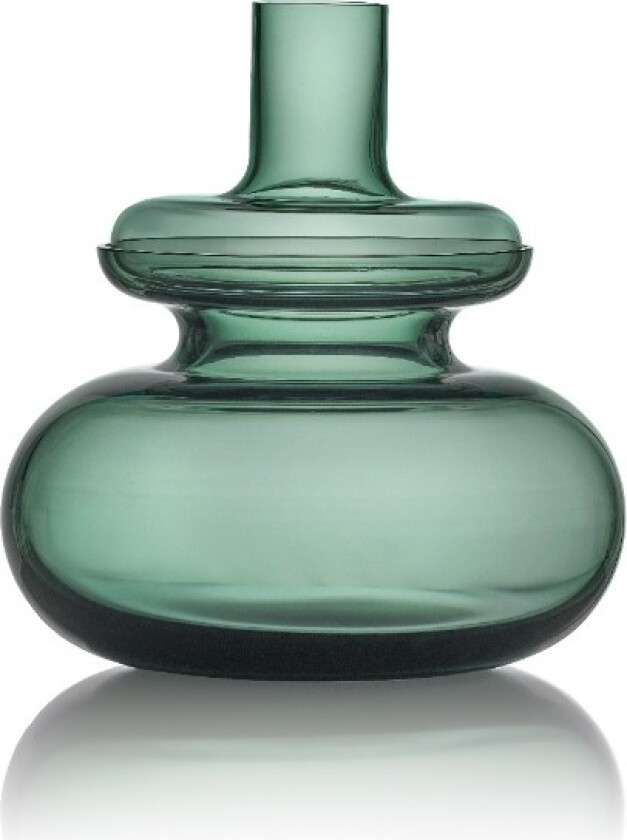 Inu Vase Mosegrønn 23x25 cm.