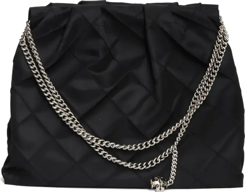 Dame, Vesker, Svart, ONE SIZE