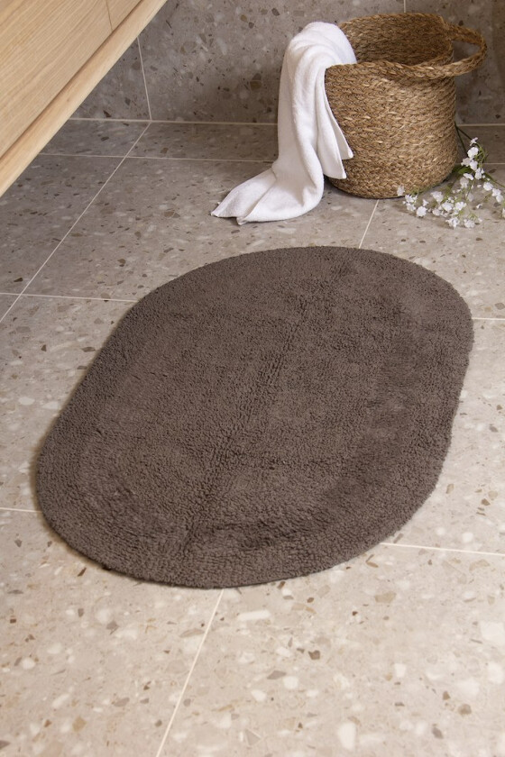 Oval badematter 60x90 cm
