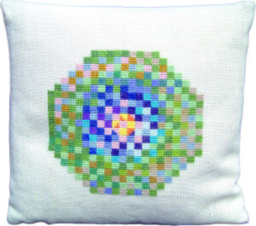 Dronningens broderisett - Forget-Me-Not putebroderi 30 x 30 cm - Motiv