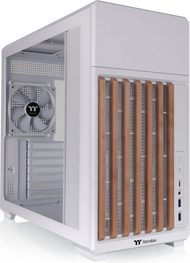 TR300 WS PC-kabinett - ATX, MicroATX, Mini-ITX - Hvit/Tre