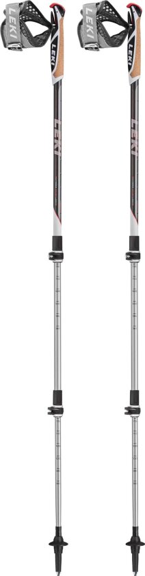 Leki Traveller Alu Black-Silvergray-Neonyellow 90-130 cm, Black-Silver Gray-Neon Yellow