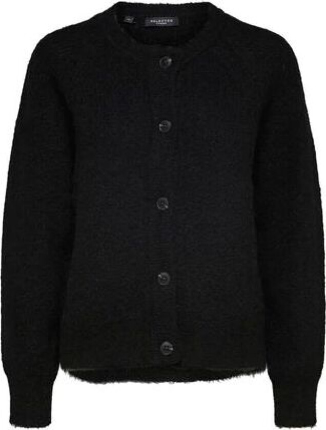 Lulu LS Knit Short Cardigan - Black L