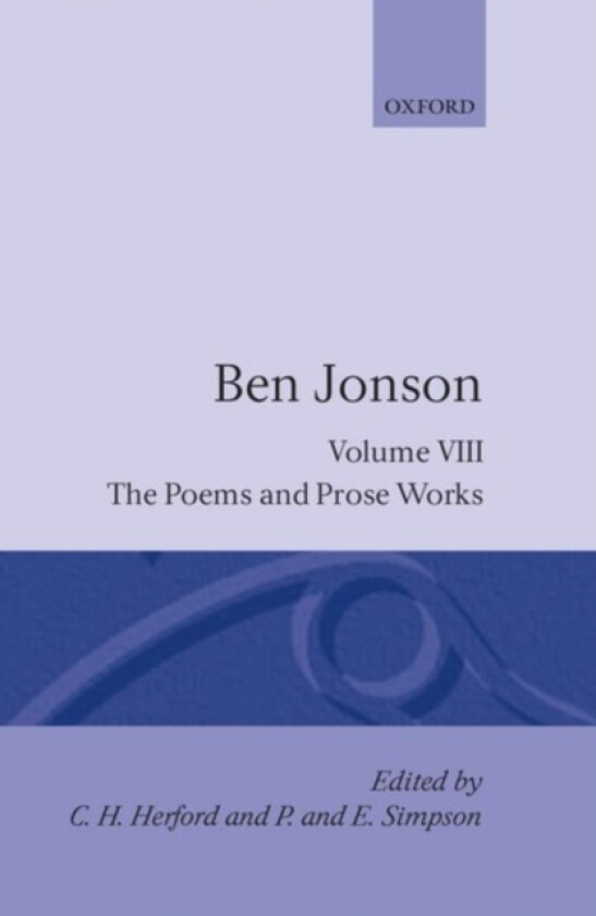 Complete Critical Edition av Ben Jonson (Hardcover)