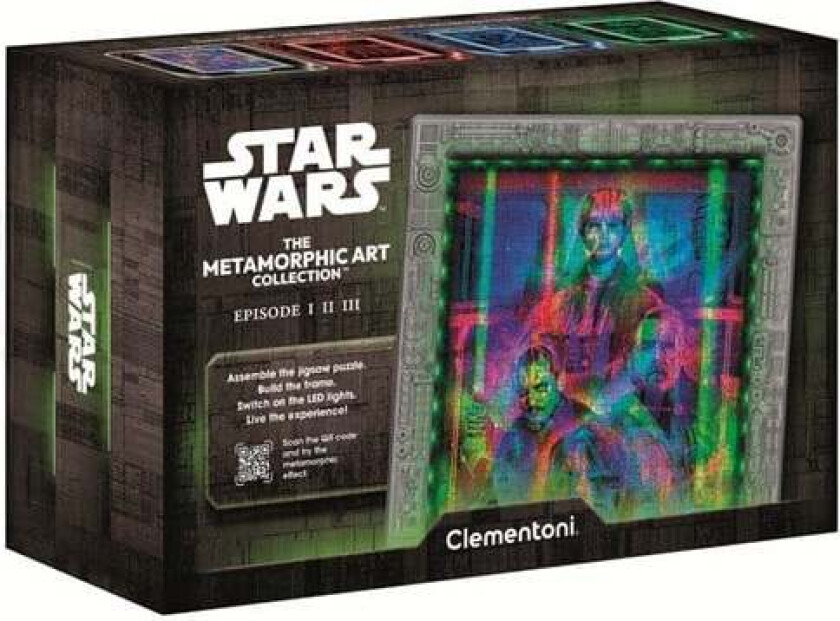 Puslespil Star Wars - Ep.I-II-I - Metamorphic Art Collection 520 Brikker Gulv