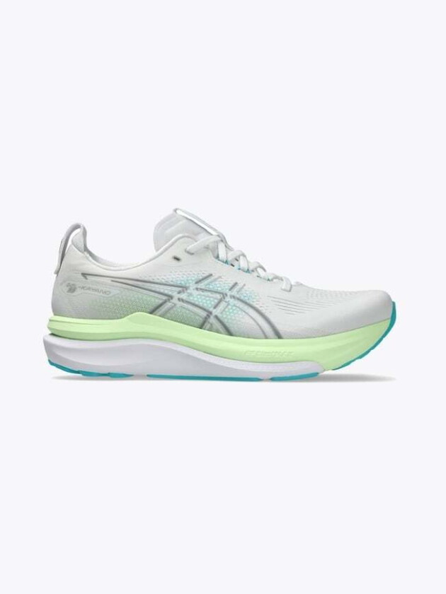 Gel-Kayano 33 Herre White/Energy Aqua 40