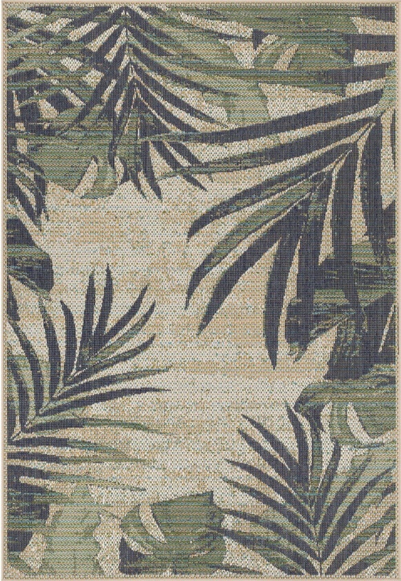 Teppe Polin Outdoor 160x160 cm - Grønn