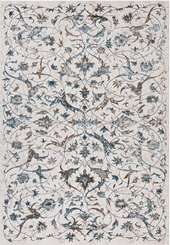 Teppe Jutmar 200x285 cm - Beige/blå