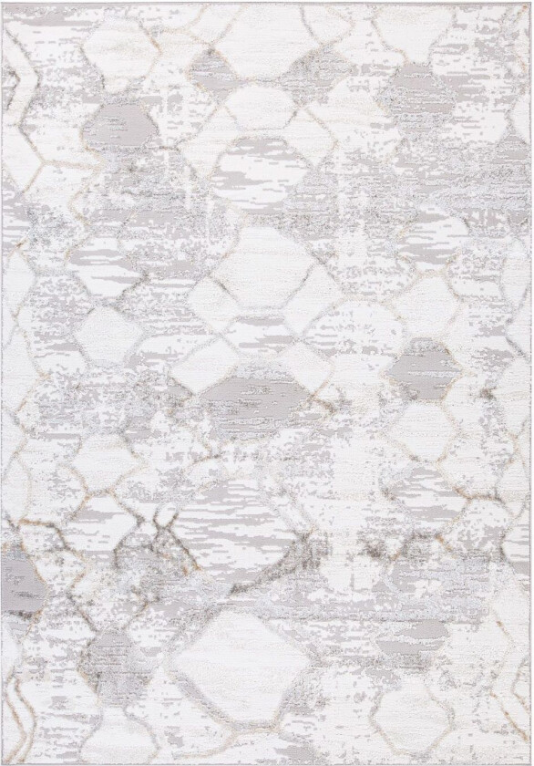 Teppe Vanor 200x285 cm - gyllen/grå