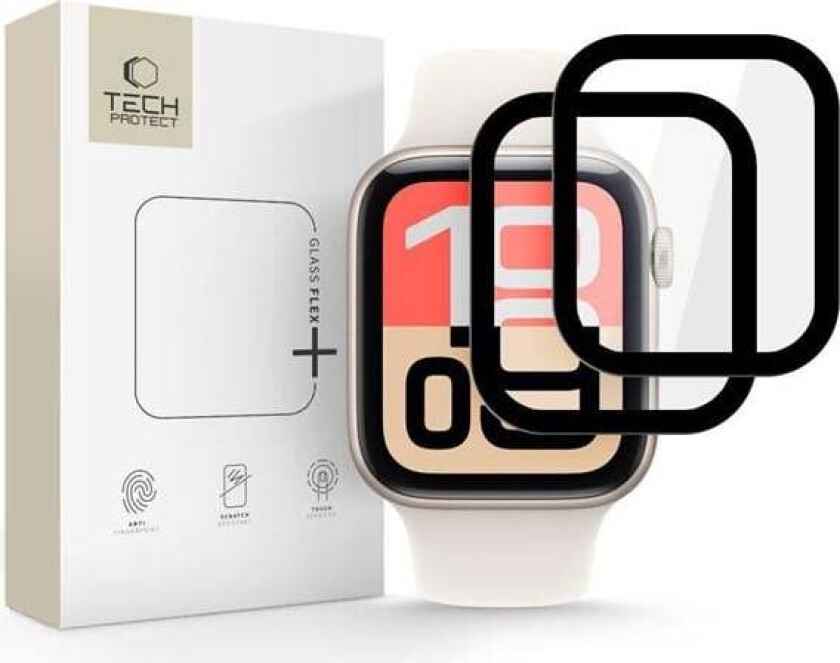 Glass Flex+ 2-pack for Apple Watch 40mm - Black