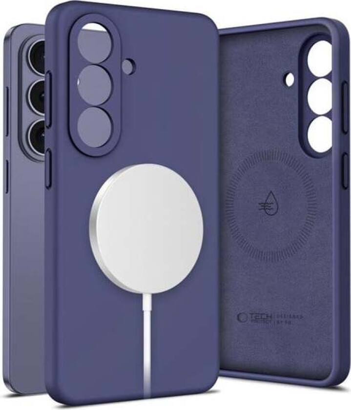 Silicone MagSafe Case for Samsung Galaxy S26 - Purple