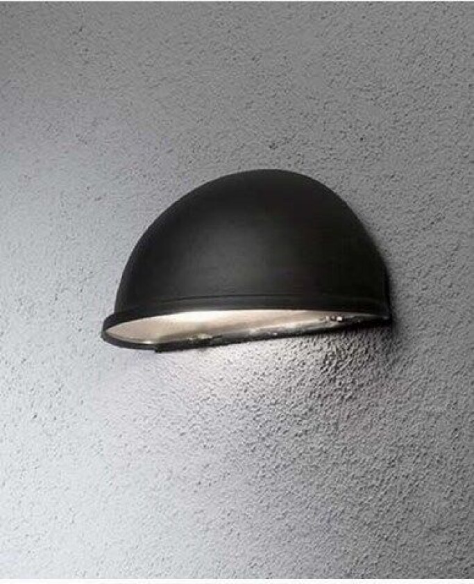 Torino halvmåneplafond stor E27. Svart 7326-750