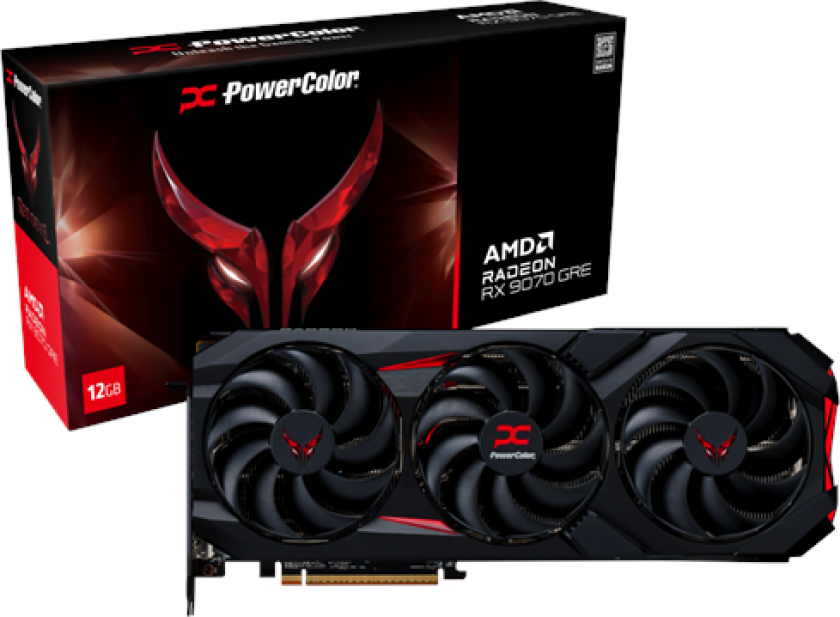 Radeon RX 9070 GRE Red Devil - 12GB GDDR6 RAM - Grafikkort