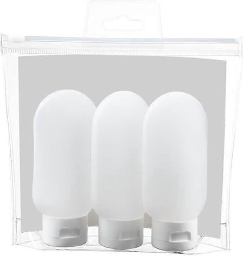 stk 100ml Silikon Reiseflasker, Gjenbrukbare Toalettsaker & Væskebeholdere, Reisestørrelse