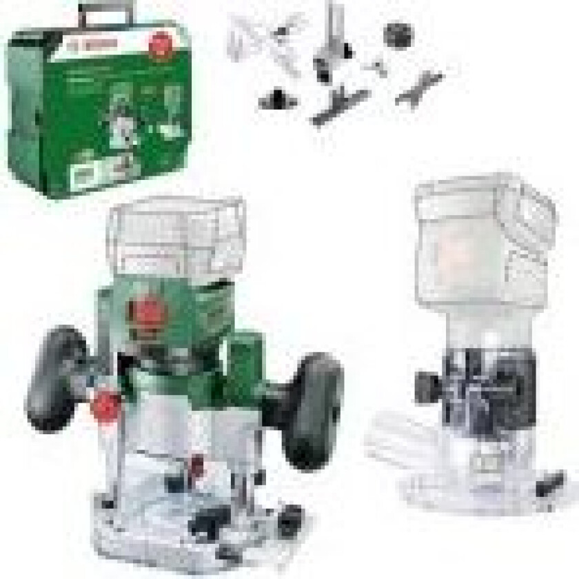 Home and Garden 2-i-1 batteri-kant-/overfræser 06039D5002 AdvancedTrimRouter 18V-8 Combi-Set