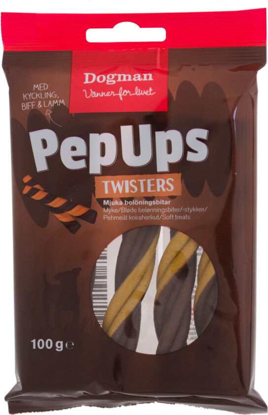 Pep Ups Twisters 100g