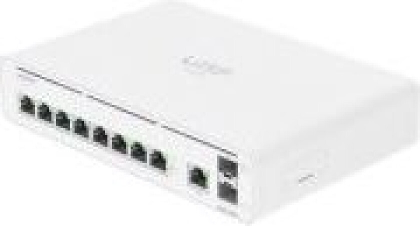 Ubiquiti UISP - Switch - Styrt - 9 x 10/100/1000 + 2 x 1 Gigabit / 10 Gigabit SFP+ - stasjonær, rackmonterbar