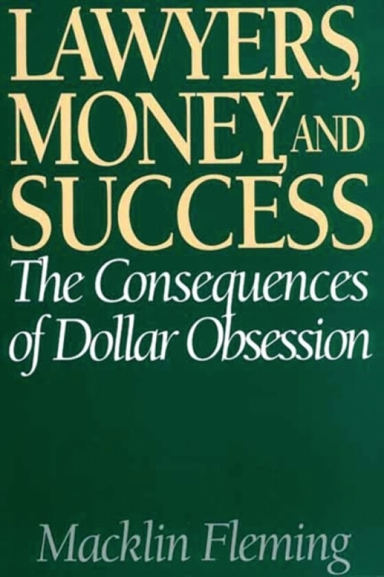 Lawyers, Money, and Success av Macklin Fleming (Paperback)