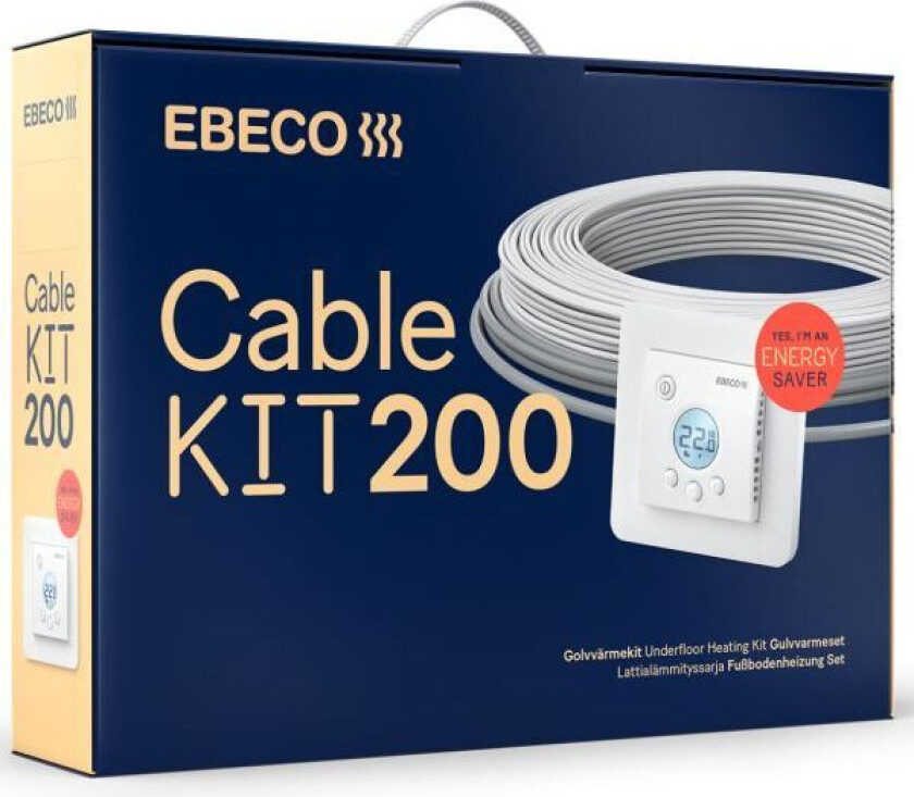 Cable Kit 200 Gulvvarmesett 1710W 155 m