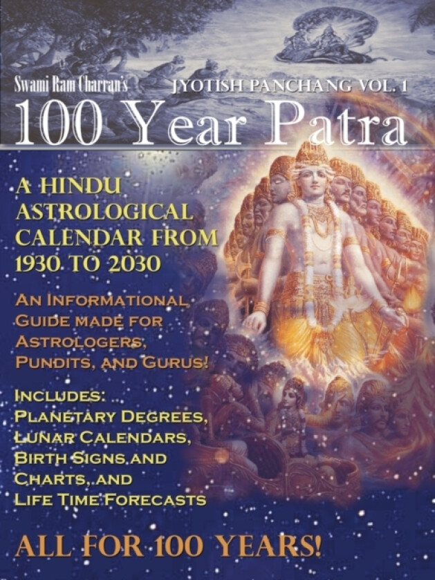 100 Year Patra (Panchang) Vol 1 av Swami Ram Charran (Paperback)
