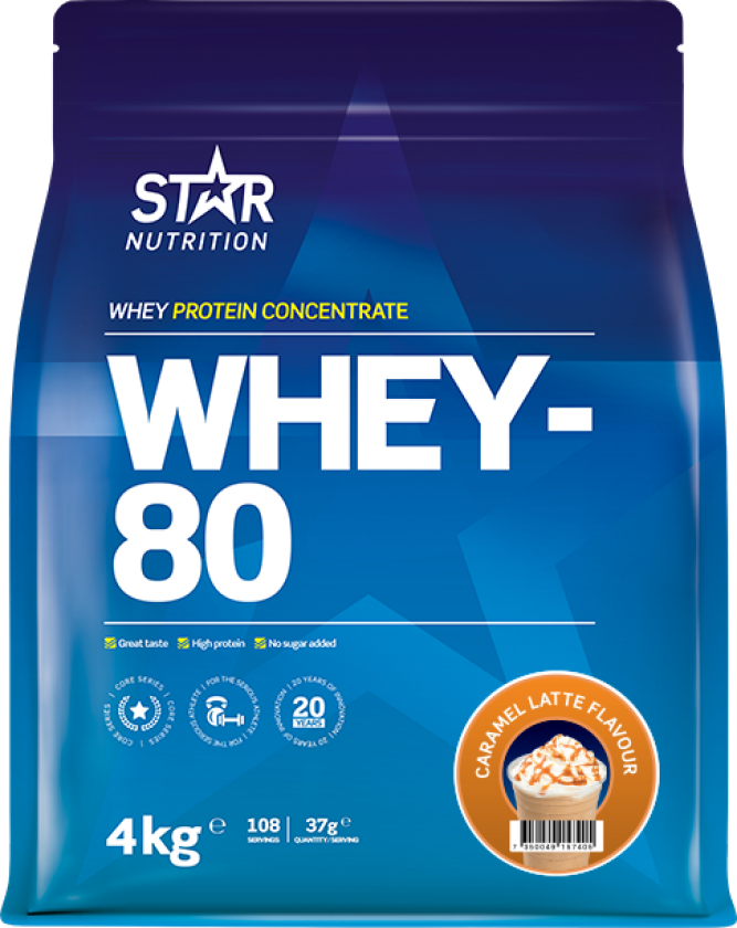 Whey-80 Myseprotein 4 kg