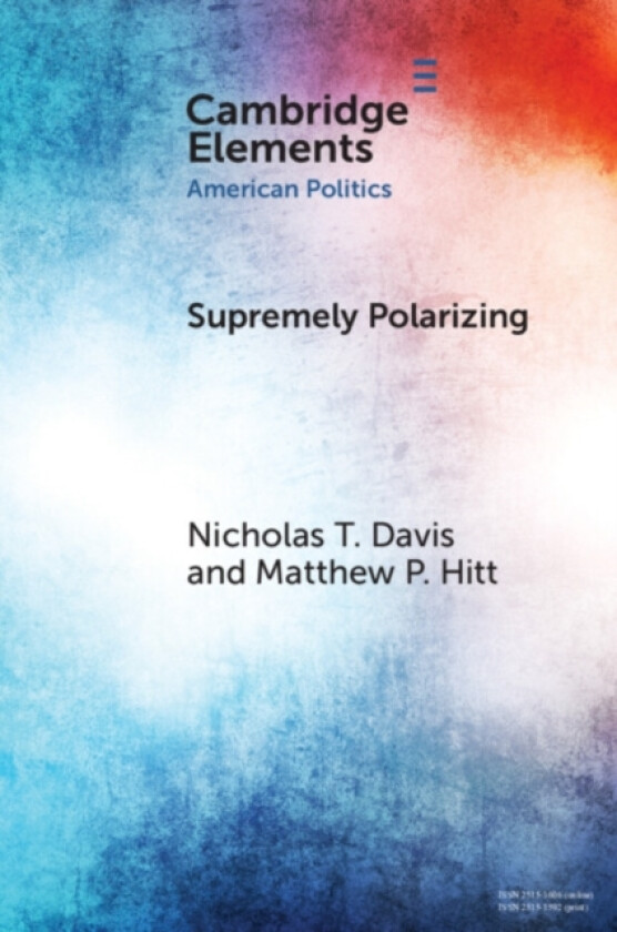 Supremely Polarizing av Nicholas T. Davis, Matthew P. Hitt (Paperback)