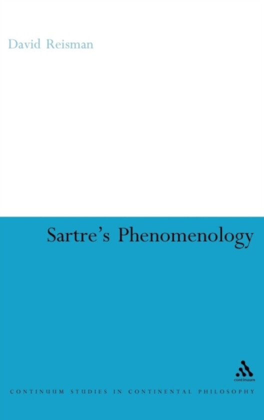 Sartre's Phenomenology av David Reisman (Hardcover)