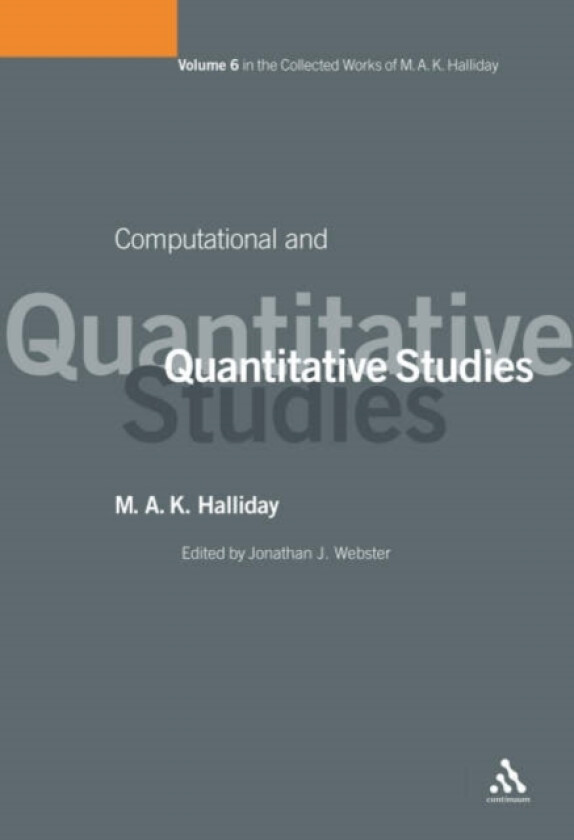 Computational and Quantitative Studies av M.A.K. Halliday (Paperback)