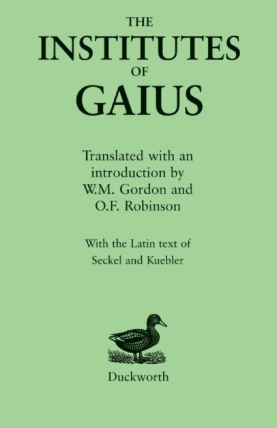Institutes av Gaius (Paperback)