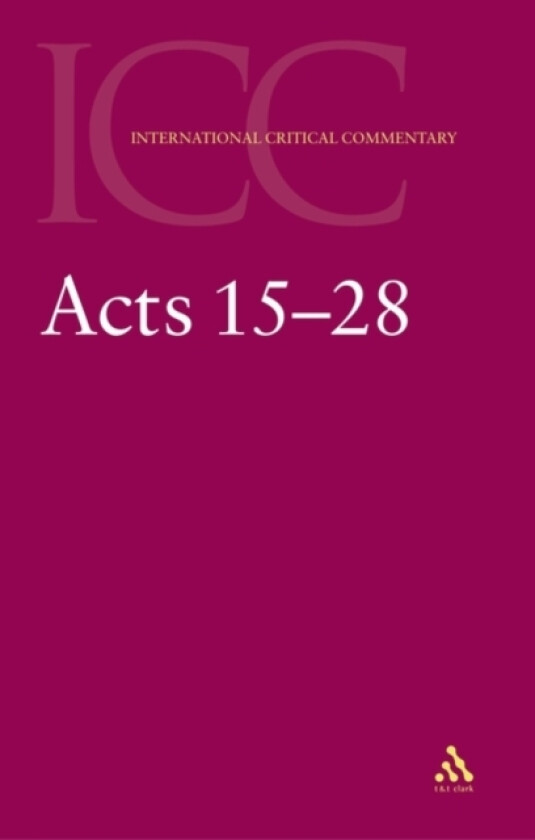 Acts av C.K. Barrett (Paperback)