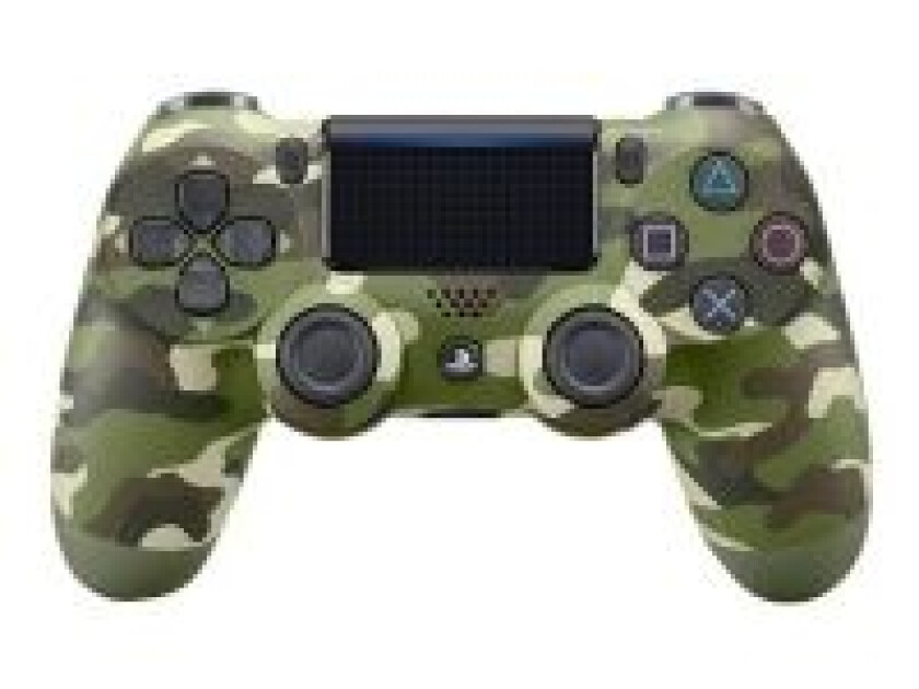 DualShock 4 v2 - Håndkonsoll - trådløs - Bluetooth - grønn kamuflasje - for Sony PlayStation 4