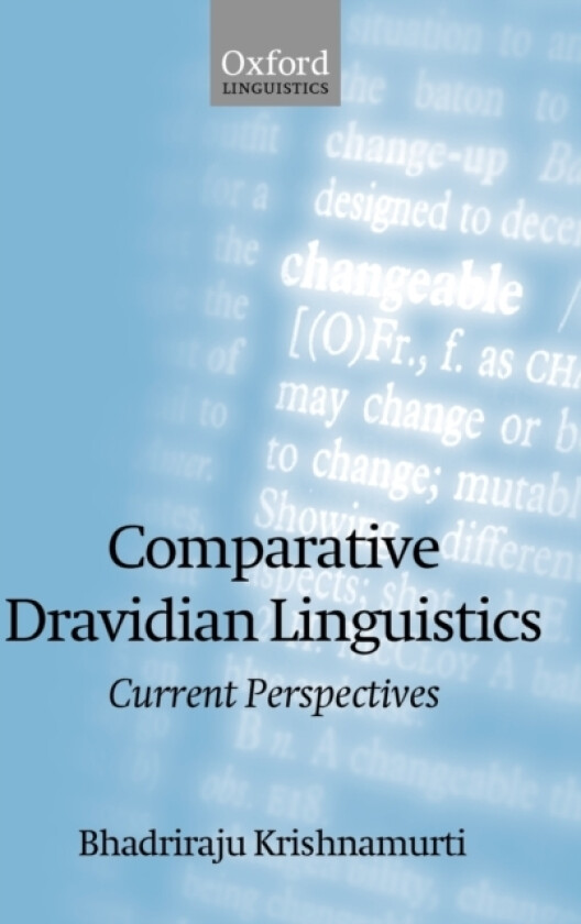 Comparative Dravidian Linguistics av Bhadriraju Krishnamurti (Hardcover)