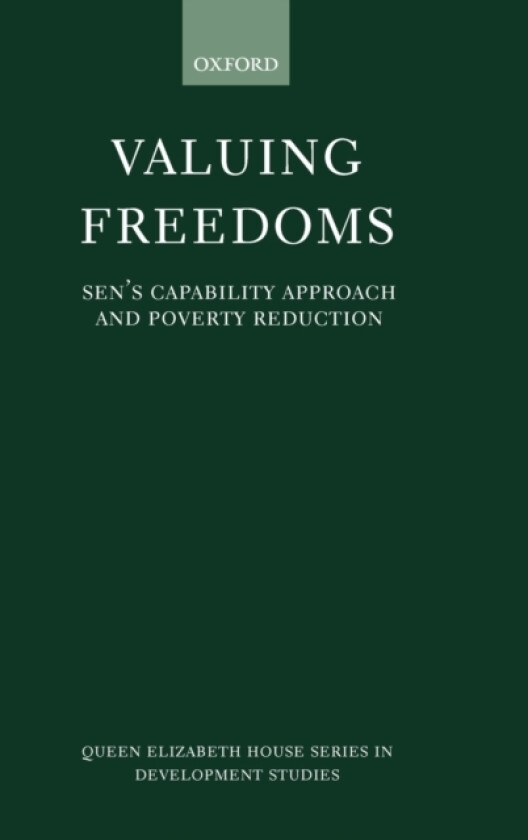 Valuing Freedoms av Sabina Alkire (Hardcover)