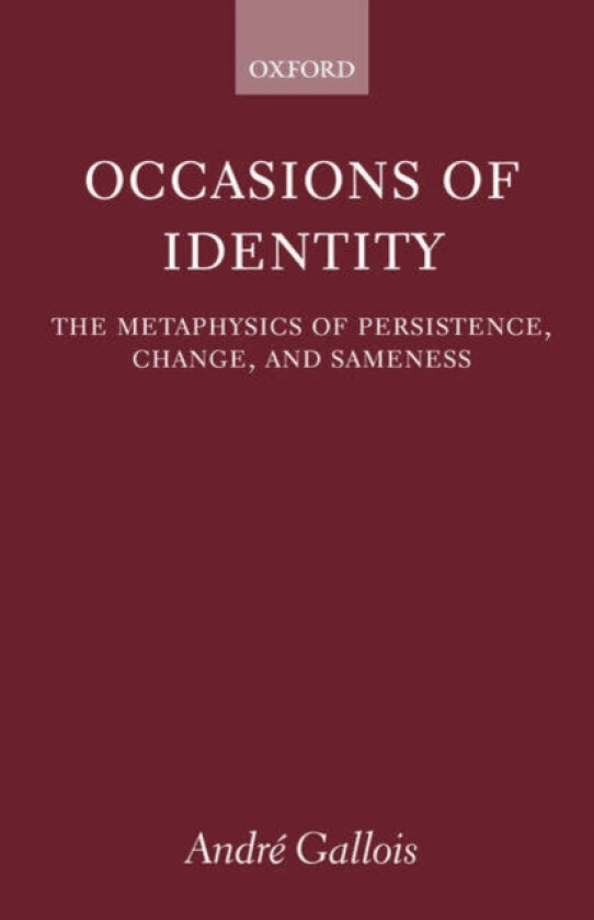 Occasions of Identity av Andre Gallois (Paperback)