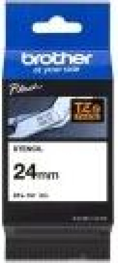 STe-151 - Svart - Rull (2,4 cm x 3 m) 1 kassett(er) stempelbånd - for P-Touch PT-2470, 2730, 3600, 9700, E500, E550, PT-GL-200, PT-P700 P-Touch EDGE PT-P750