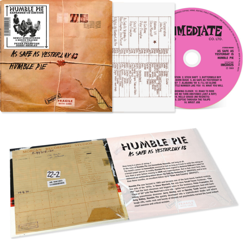 Humble Pie As Safe As Yesterday Is CD