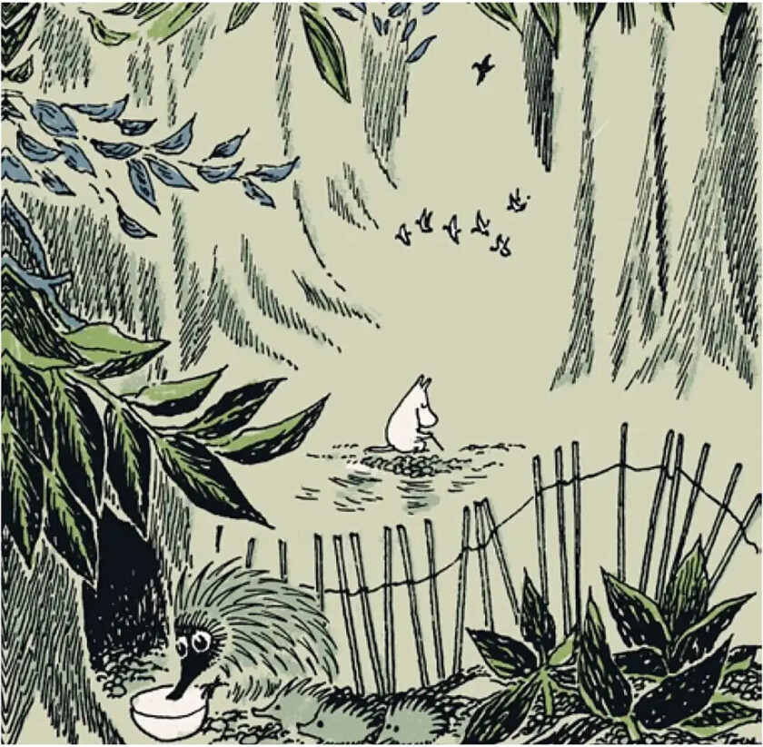 Moomin Napkin Kaipaus Light - Green - 33X33CM