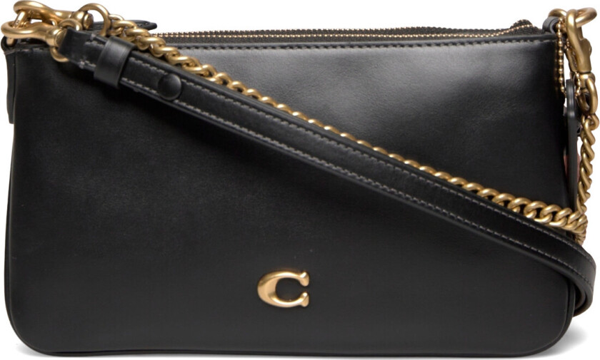 Refined Calf Leather Audrey Crossbody Bag - Black - ONE SIZE