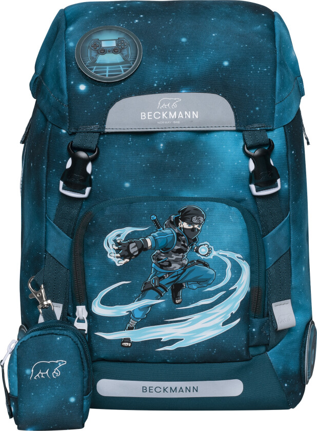 Skolesekk 1.kl Ninja Master Classic 22L