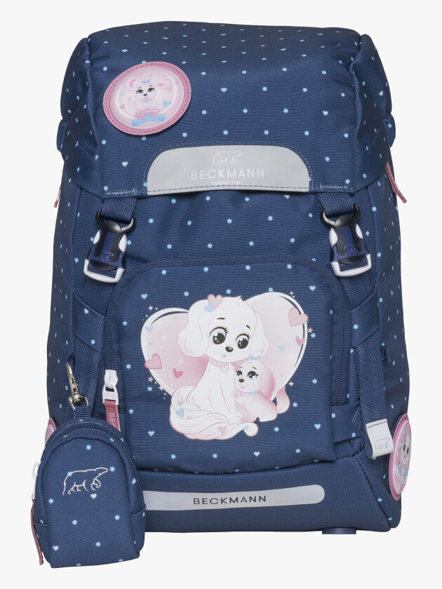 Skolesekk 1.kl Pet Friends Blue Classic 22L